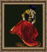 Набор для вышивки ювелирным бисером Огненный танец