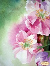 Рисунок на ткани для вышивки бисером Весенний поцелуй Tela Artis (Тэла Артис) ТА-181