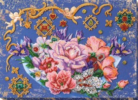 Набор для вышивки бисером Волшебные цветы