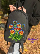 Рюкзак для вышивки бисером Цветы Юма Модель 3 №8