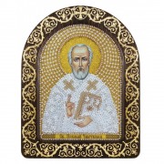 Набор для вышивки икон в рамке-киоте Св. Николай Чудотворец