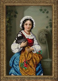 Набор для вышивки ювелирным бисером Девушка с кувшином Краса и творчiсть 50415 - 292.00грн.