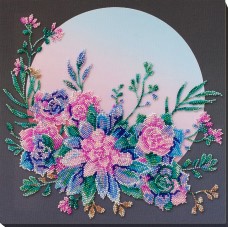 Набор для вышивки бисером Лунные цветы Абрис Арт АВ-824