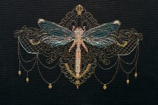 Набор для вышивки крестом Золотая стрекоза Абрис Арт АН-069