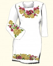 Заготовка женского платья для вышивки бисером  Biser-Art Сукня 6036 (льон)