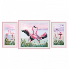Набор для вышивки нитками Танец фламинго Новая Слобода (Нова слобода) СР6550