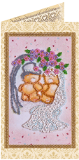 Набор - открытка для вышивки бисером С Днём Бракосочетания 5