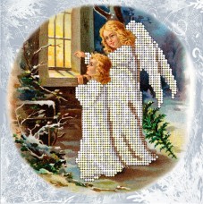 Набор для вышивки ювелирным бисером Рождественские истории 8 Краса и творчiсть 81114
