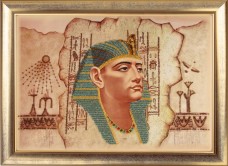 Схема для вышивки бисером на атласе Фараон