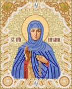 Схема вишивки бісером на атласі Марічка Св. Прп. Ангеліна (Аліна) РІК-5504