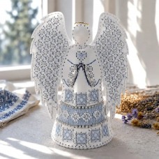 Набор для вышивки нитками на искусственной коже Wonderland Crafts Ангел небесного сияния FLHL-173 Волшебная страна FLHL-173