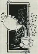 Схема вышивки бисером на атласе Сиеста 