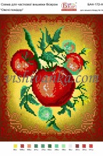 Схема для вышивки бисером на атласе Овочі: помідор Вишиванка А4-172 атлас