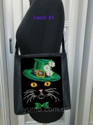 Сумка для вышивки бисером Амели Кот в шляпе