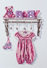 Набор для вышивки крестом Малыш. Девочка Абрис Арт АН-052