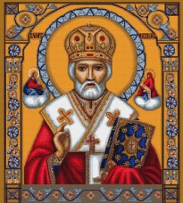 Набор для вышивки крестом Святой Николай Luca-S В421