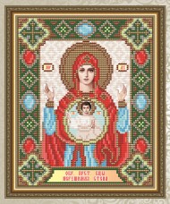 Набор для выкладки алмазной мозаикой Богородица Нерушимая стена Art Solo АТ5017