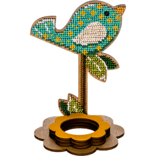 Набор для вышивки бисером по дереву Птичка Волшебная страна FLK-269