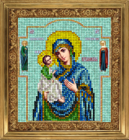 Набор для вышивки ювелирным бисером Икона Иерусалимская Краса и творчiсть 51013 - 236.00грн.