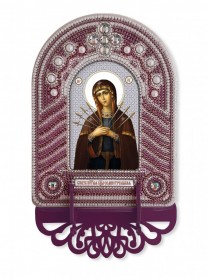 Набор для вышивки иконы с рамкой-киотом Богородица Семистрельная Новая Слобода (Нова слобода) ВК1026 - 273.00грн.