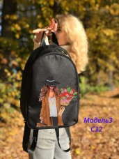 Рюкзак для вышивки бисером Цветы Юма Модель 3 №32