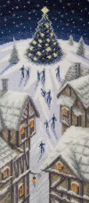 Набор для вышивки крестиком Рождественские огни Чарiвна мить (Чаривна мить) М-470