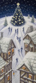 Набор для вышивки крестиком Рождественские огни Чарiвна мить  М-470 - 560.00грн.
