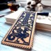 Набор для вышивки нитками на крафтовом картоне Wonderland Crafts Закладка - Охранник сокровищ WLZ-016