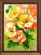Схемы для вышивания бисером на авторской канве Букет цветов Чарiвна мить (Чаривна мить) СБ-1027
