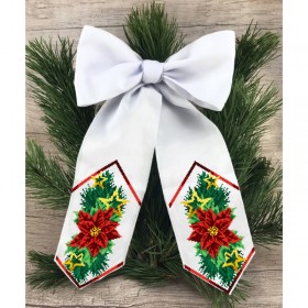 Бант новогодний для вышивки бисером Бисер Арт В24072 Biser-Art В24072 - 104.00грн.