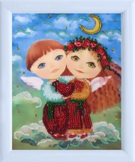 Рисунок для вышивки бисером Ангелочки влюблены Баттерфляй (Butterfly) 962Б