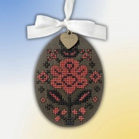 Набор для вышивки нитками на деревянной основе Wonderland Crafts Писанка. Киевская область FLW-097