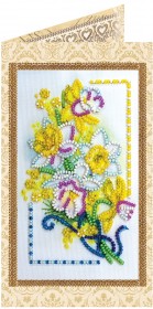 Набор - открытка для вышивки бисером Подарок весны Абрис Арт АО-128 - 97.00грн.