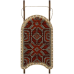Набор для вышивки бисером по дереву Санки красные Волшебная страна FLK-470