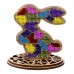 Набор для вышивки бисером по дереву Разноцветный кролик Волшебная страна FLK-547