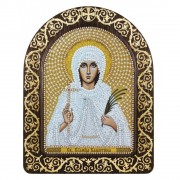 Набор для вышивки иконы в рамке-киоте Св. Мц. Валентина Кесарийская