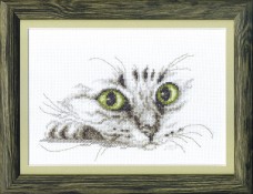Набор для вышивки крестиком Взгляд кота Чарiвна мить (Чаривна мить) М-267