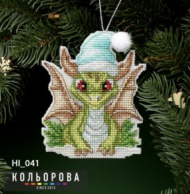 Набор для вышивки новогодней игрушки Год дракона Кольорова НІ_041 - 210.00грн.