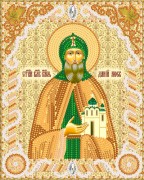 Схема вишивки бісером на атласі Марічка Св. Блг. Князь Данило Московський РІК-5427