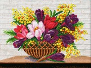 Набор для выкладки алмазной мозаикой Весенний букетик