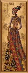 Набор для вышивки бисером Загадочная африканка Новая Слобода (Нова слобода) НД2079 - 534.00грн.