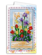 Набор для вышивки бисером Открытка-конверт Ранняя весна