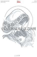 Схема для вышивки бисером на атласе Мадонна і немовля Вишиванка А2-103 атлас