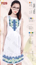 Заготовка женского льняного платья для вышивки бисером Biser-Art Bis7029