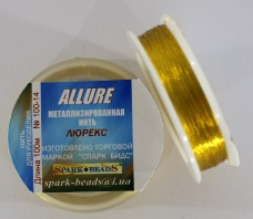Люрекс Аллюр № 14. Золото бронзовое 100 м Spark beadS 100-14