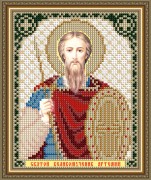 Схемы вышивки бисером на авторской канве Святой Великомученик Артемий
