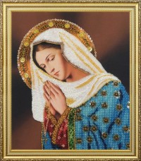 Набор для вышивки бисером Молящаяся Дева Мария  Картины бисером Р-358