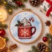 Мини набор для вышивки крестом Абрис Арт Тепло Рождества АНМЕ-002 Абрис Арт АНМЕ-002