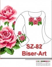 Заготовка для вышивки бисером Сорочка женская Biser-Art Сорочка жіноча SZ-82 (габардин)