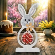Набор для вышивки бисером на пластиковой основе Wonderland Crafts Влюбленный зайчик FLPL-114